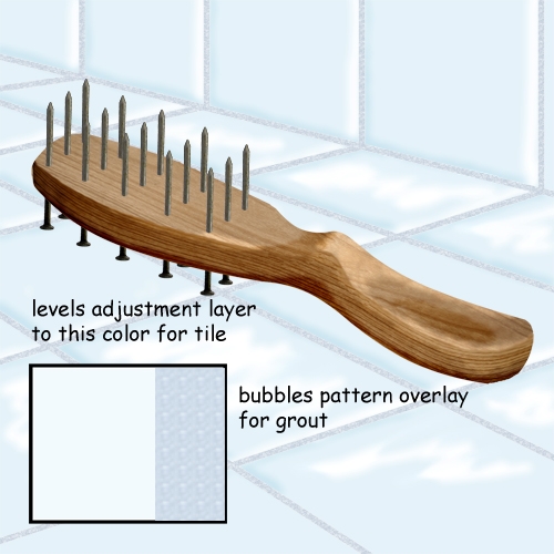 Creation of Spike Your Hair: Step 4